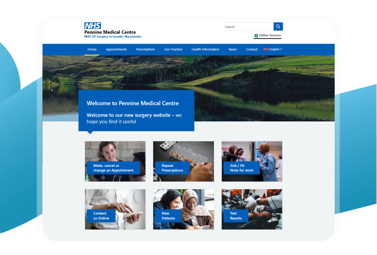 P365 Pennine Medical Centre - website