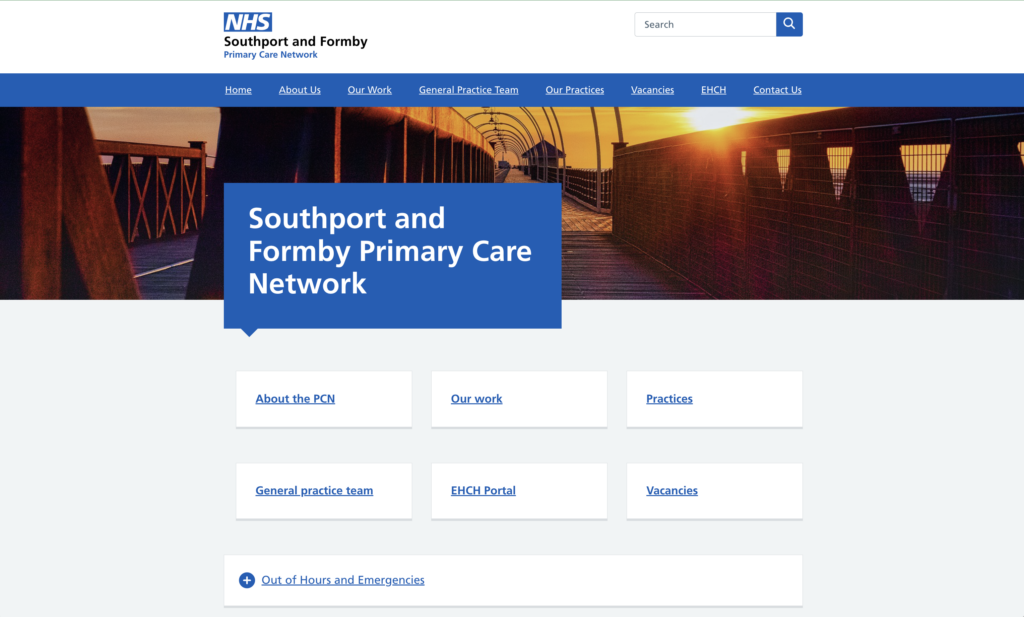 Example Practice365 Website
