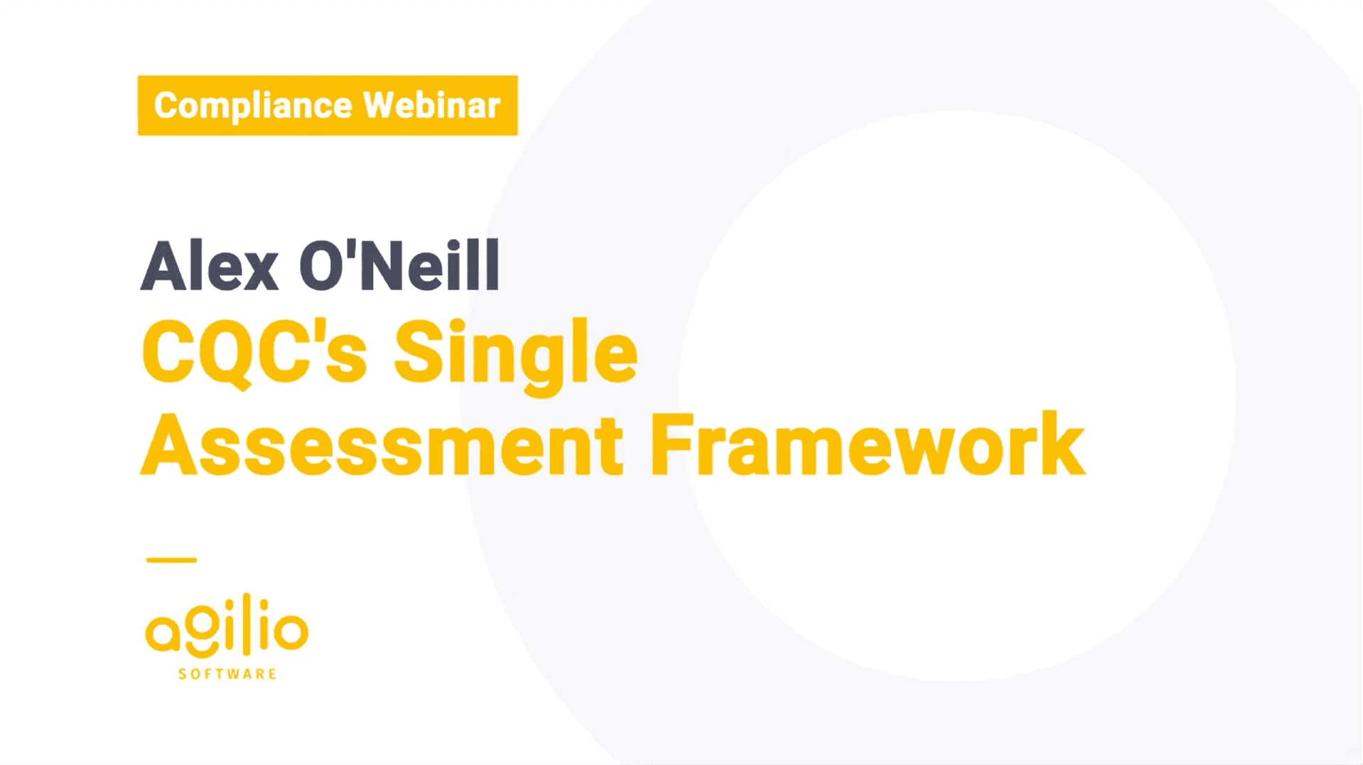 CQC Single Assessment Framework Video Thumbnail