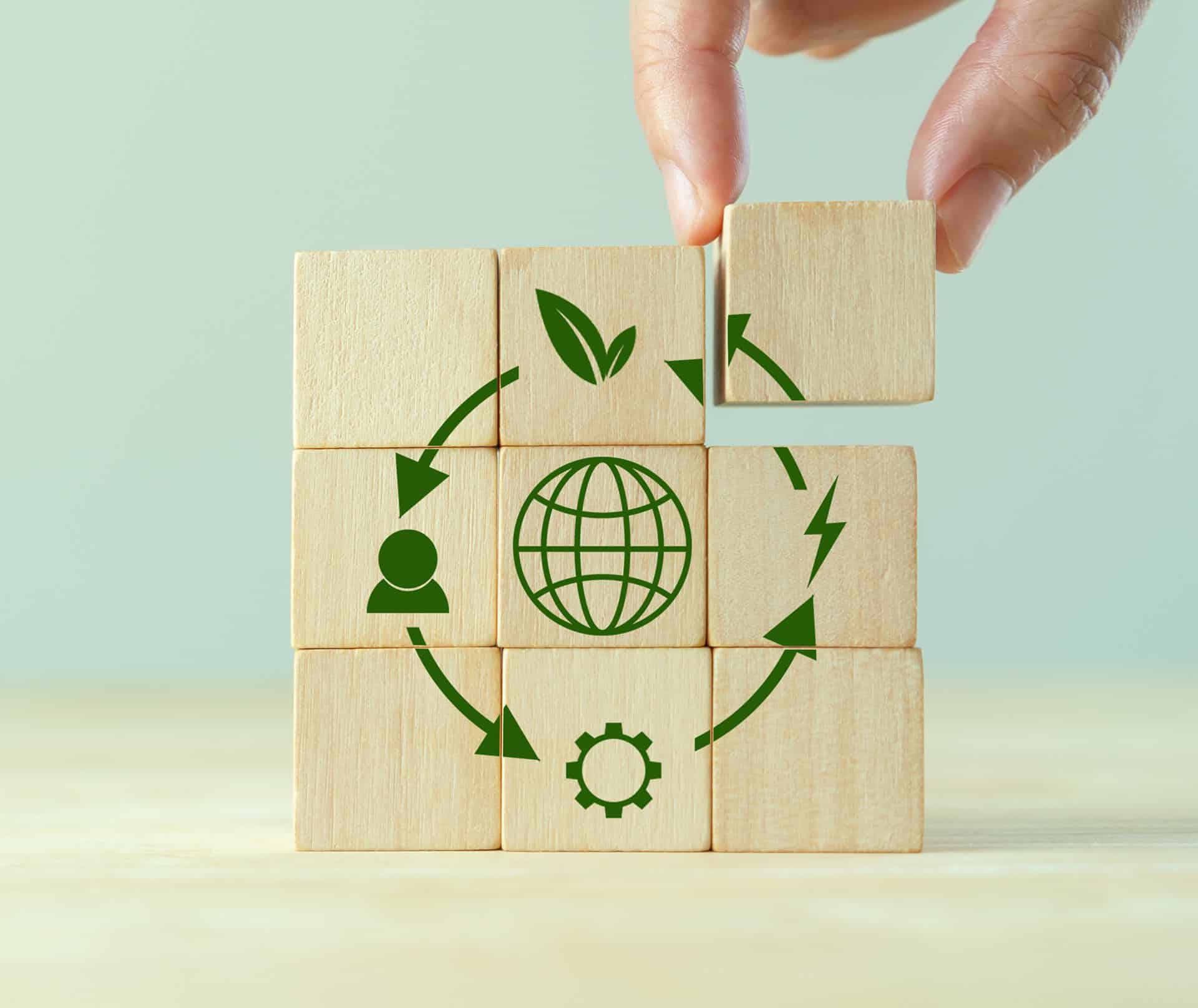 Building blocks of sustainability